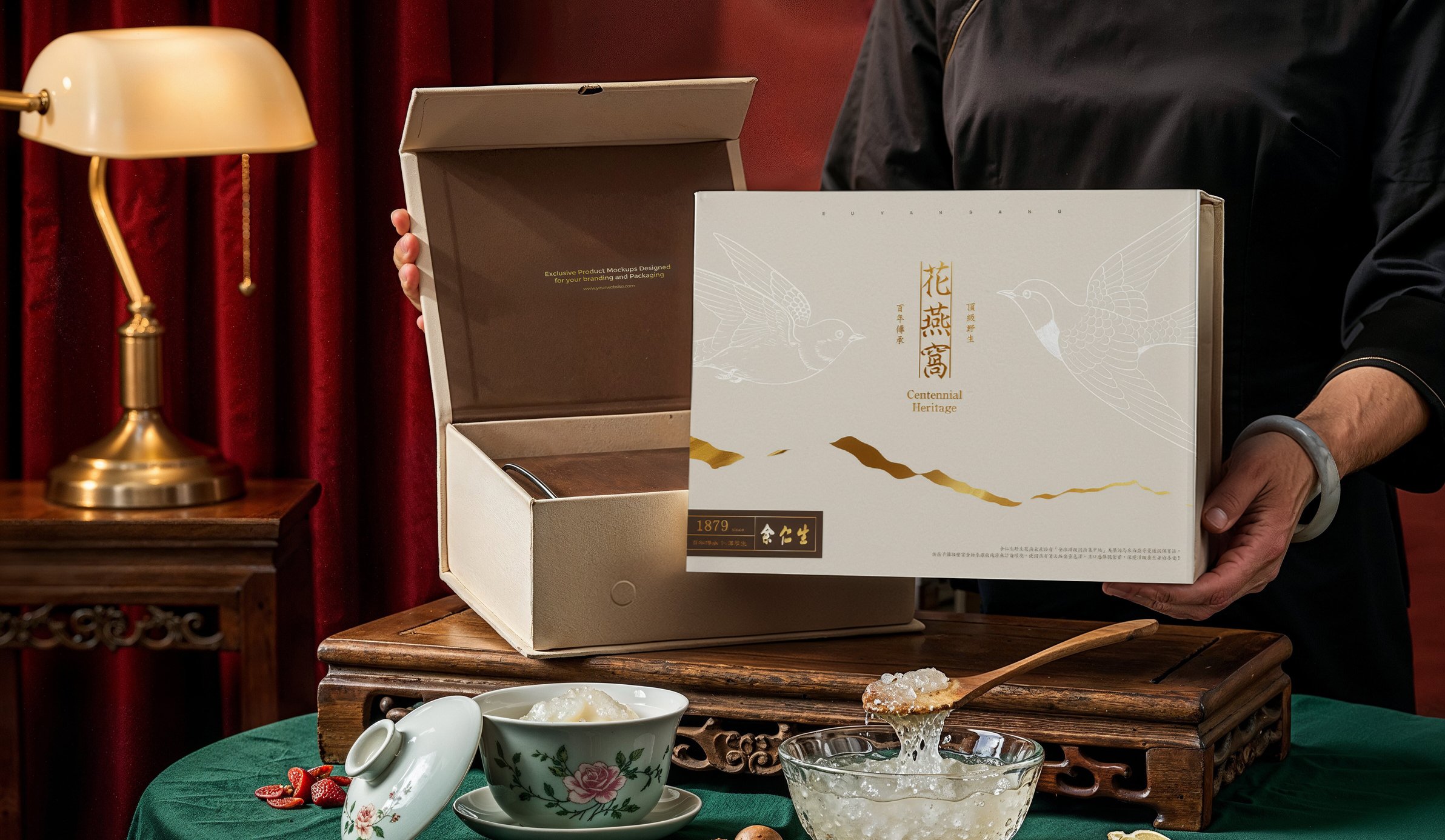 余仁生花燕窩包裝